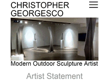 Tablet Screenshot of georgescoart.com